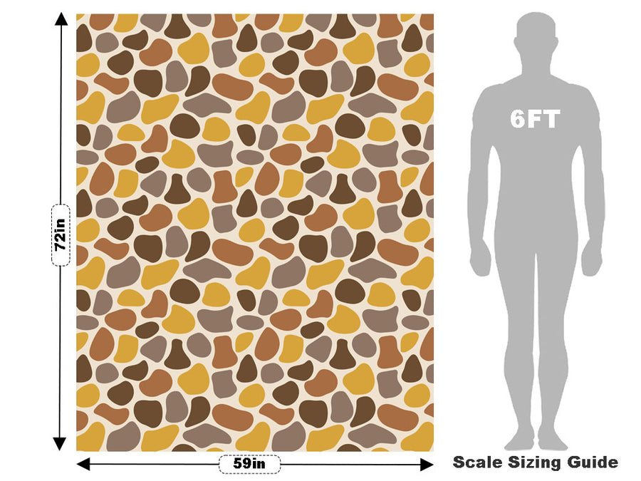 Brown  Cobblestone Vehicle Wrap Scale~Rwraps Series 914 Brown  Cobblestone Measurements~2