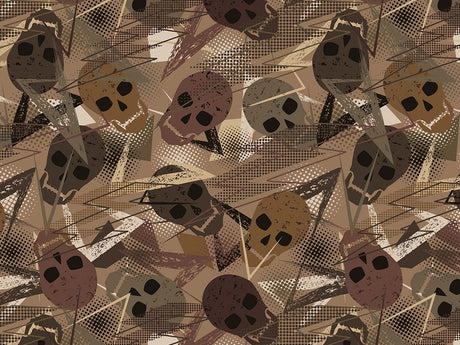 Brown Decomposition Halloween Vinyl Wrap Pattern~Rwraps Series 914 Digitally Printed Vinyl Wrap~0