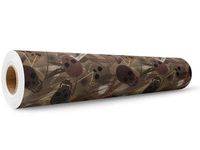Brown Decomposition Halloween Wrap Film Wholesale Roll~Rwraps Series 914 Digitally Printed Vinyl Roll~5