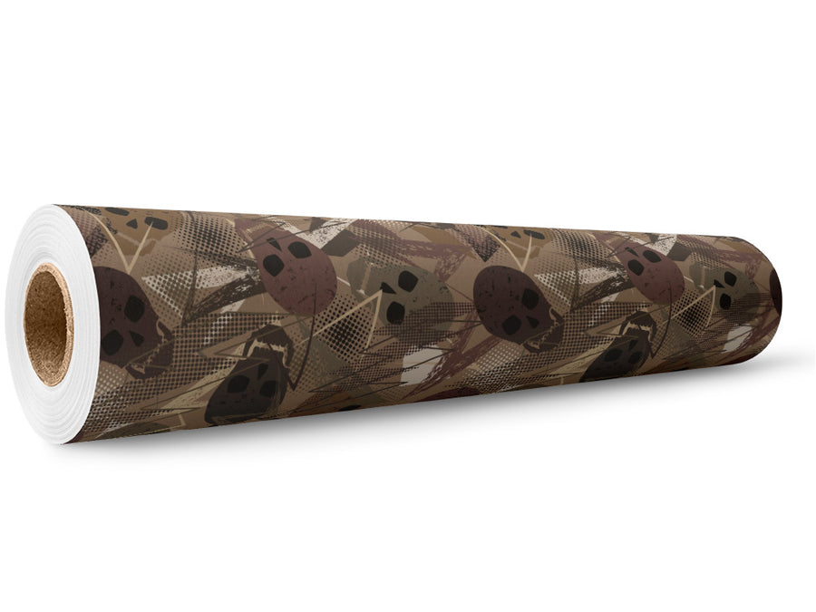 Brown Decomposition Halloween Wrap Film Wholesale Roll~Rwraps Series 914 Digitally Printed Vinyl Roll~5