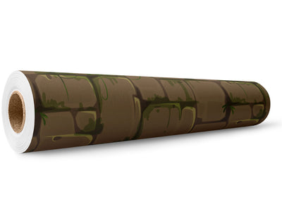 Brown Mossy Brick Wrap Film Wholesale Roll~Rwraps Series 914 Digitally Printed Vinyl Roll~5