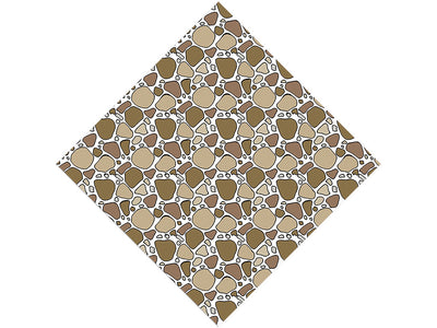 Brown  Cobblestone Vinyl Wrap Pattern