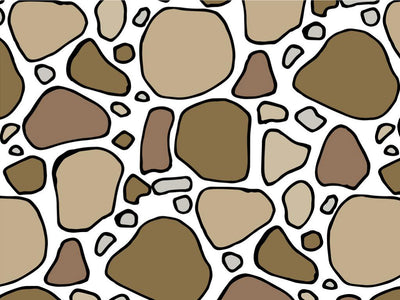 Brown  Cobblestone Vinyl Wrap Pattern~Rwraps Series 914 Digitally Printed Vinyl Wrap~0