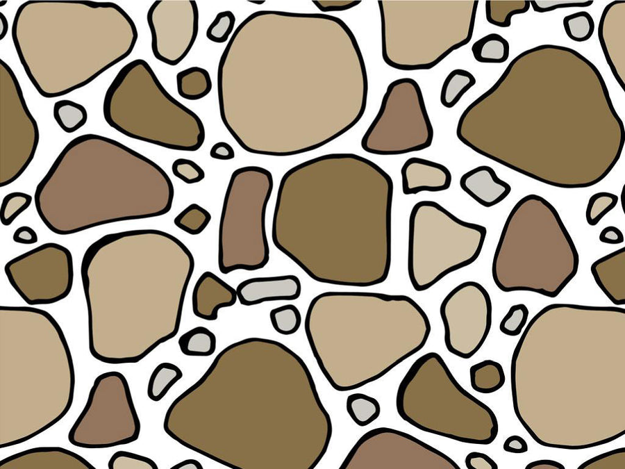 Brown  Cobblestone Vinyl Wrap Pattern~Rwraps Series 914 Digitally Printed Vinyl Wrap~0