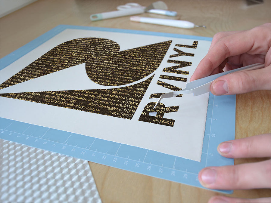 brown rosetta egyptian Easy Weed Craft Vinyl