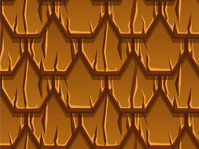Brown Scaled Tile Vinyl Wrap Pattern~Rwraps Series 914 Digitally Printed Vinyl Wrap~0