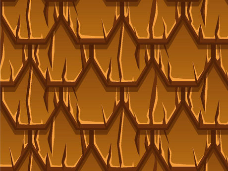 Brown Scaled Tile Vinyl Wrap Pattern~Rwraps Series 914 Digitally Printed Vinyl Wrap~0