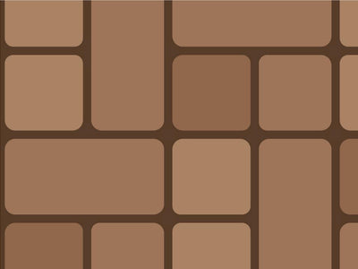 Brown  Brick Vinyl Wrap Pattern~Rwraps Series 914 Digitally Printed Vinyl Wrap~0
