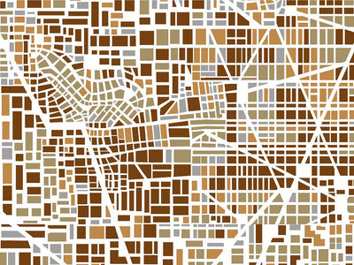 Brown Streets Cityscape Vinyl Wrap Pattern~Rwraps Series 914 Digitally Printed Vinyl Wrap~0