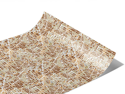 Brown Streets Cityscape Vinyl Wraps~Rwraps Series 914 Digitally Printed Vinyl Wrap~1