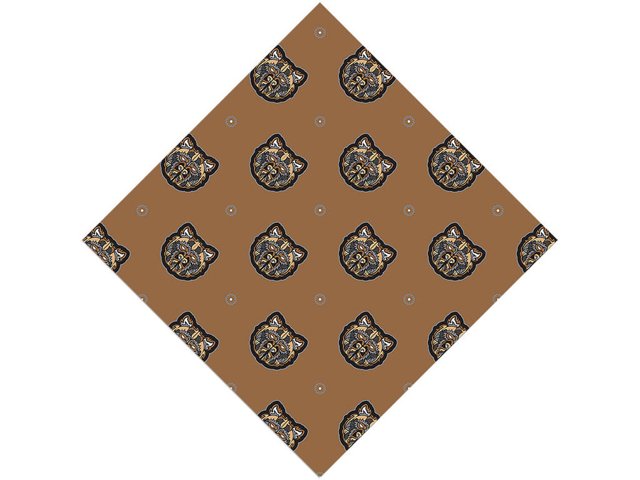 Brown Vengeance Animal Vinyl Wrap Pattern