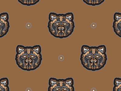 Brown Vengeance Animal Vinyl Wrap Pattern~Rwraps Series 914 Digitally Printed Vinyl Wrap~0