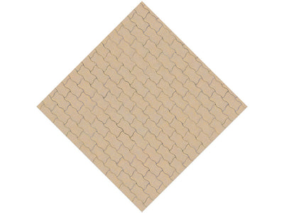 Brown Zigzag Brick Vinyl Wrap Pattern