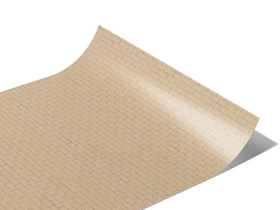 Brown Zigzag Brick Vinyl Wraps~Rwraps Series 914 Digitally Printed Vinyl Wrap~1