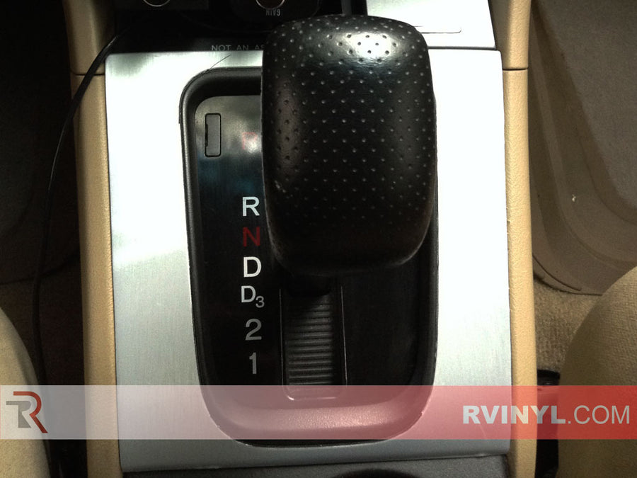 Silver Brushed Aluminum Shifter Dash Wrap