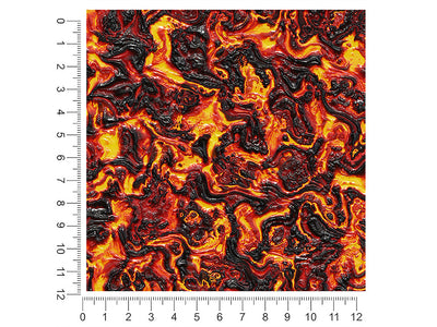 brutal eruption lava 1ft x 1ft Craft Sheets