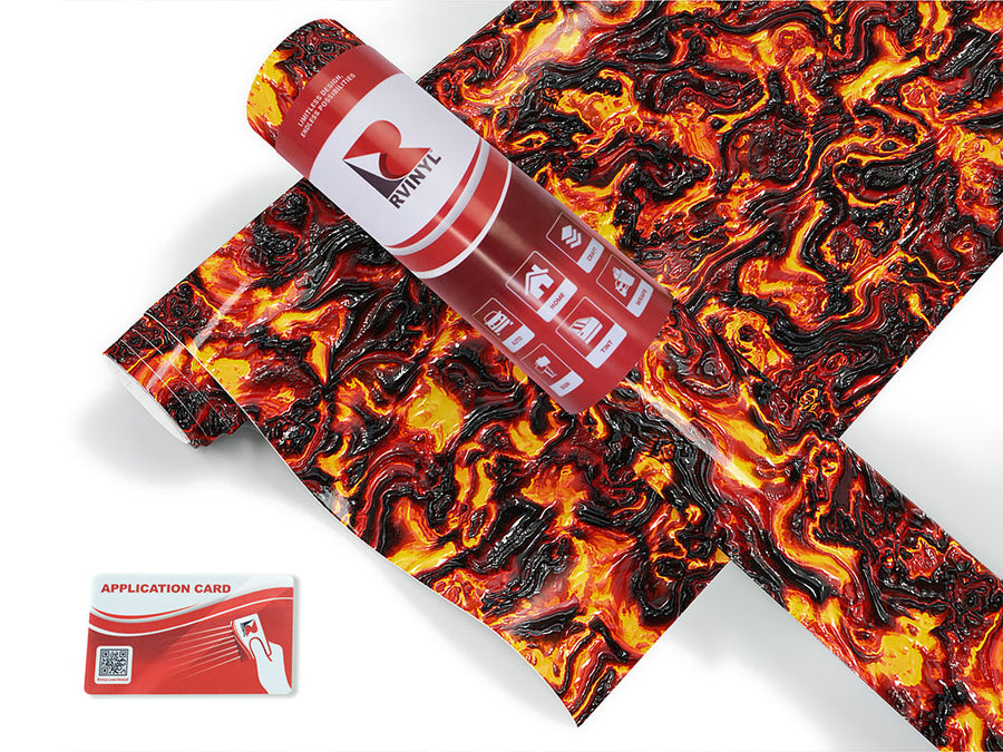 brutal eruption lava Craft Vinyl Roll