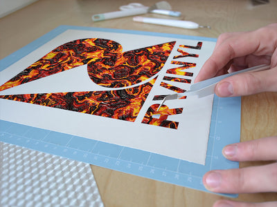 brutal eruption lava Easy Weed Craft Vinyl
