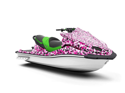 Bubble Gum Camouflage Jet Ski Vinyl Customized Wrap