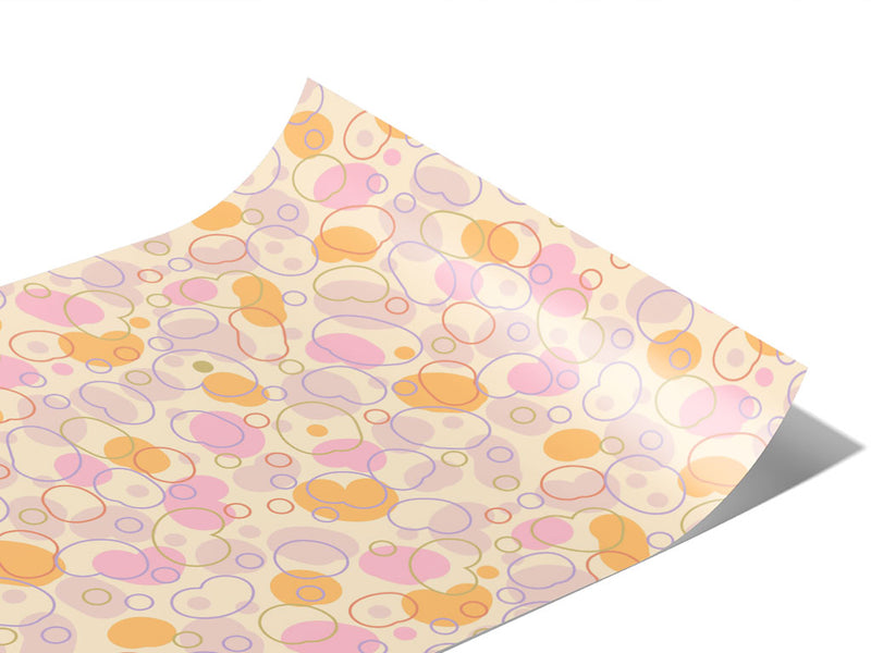 Bubblegum  Cobblestone Vinyl Wraps~Rwraps Series 914 Digitally Printed Vinyl Wrap~1