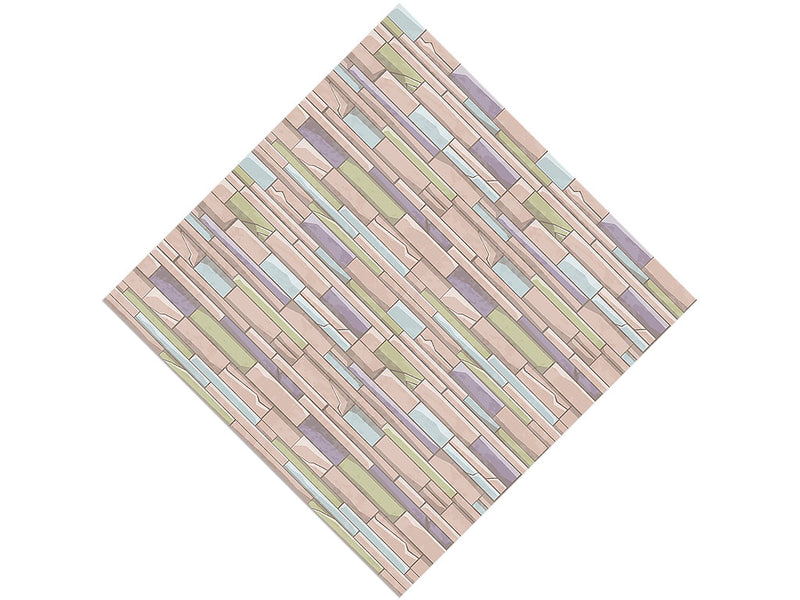Bubblegum Pink Brick Vinyl Wrap Pattern