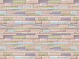 Bubblegum Pink Brick Vinyl Wrap Pattern~Rwraps Series 914 Digitally Printed Vinyl Wrap~0