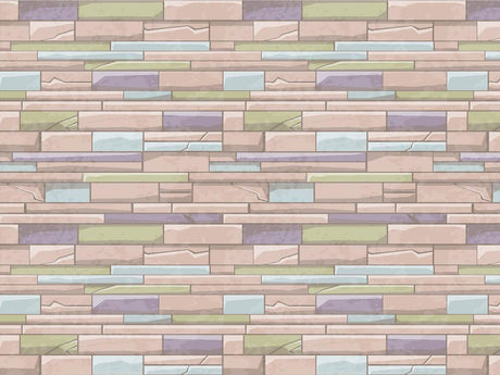 Bubblegum Pink Brick Vinyl Wrap Pattern~Rwraps Series 914 Digitally Printed Vinyl Wrap~0