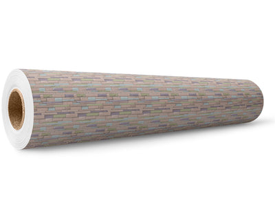 Bubblegum Pink Brick Wrap Film Wholesale Roll~Rwraps Series 914 Digitally Printed Vinyl Roll~5
