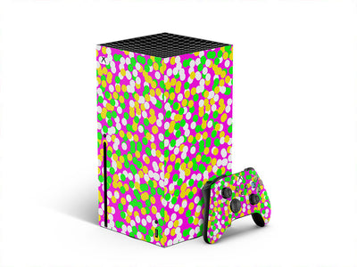 bumblebee yellow polka dot XBOX DIY Decal