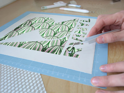 bubbling pods art deco Easy Weed Craft Vinyl