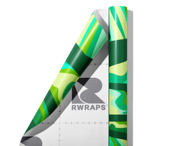 Bubbling Springs Mosaic Wrap Film Sheets~Rwraps Series 914 Bubbling Springs Mosaic Scrolled Sheet~3
