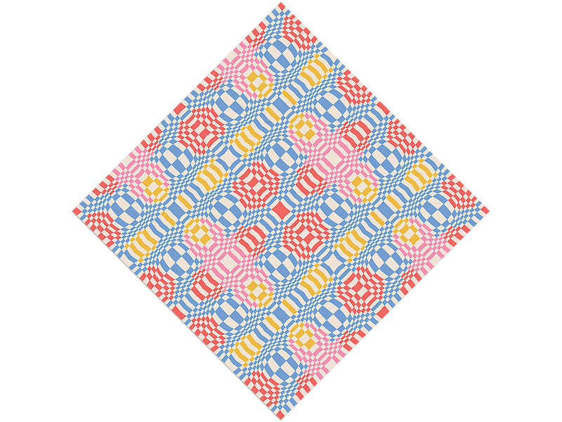 Bubbling Wall Optical Illusion Vinyl Wrap Pattern
