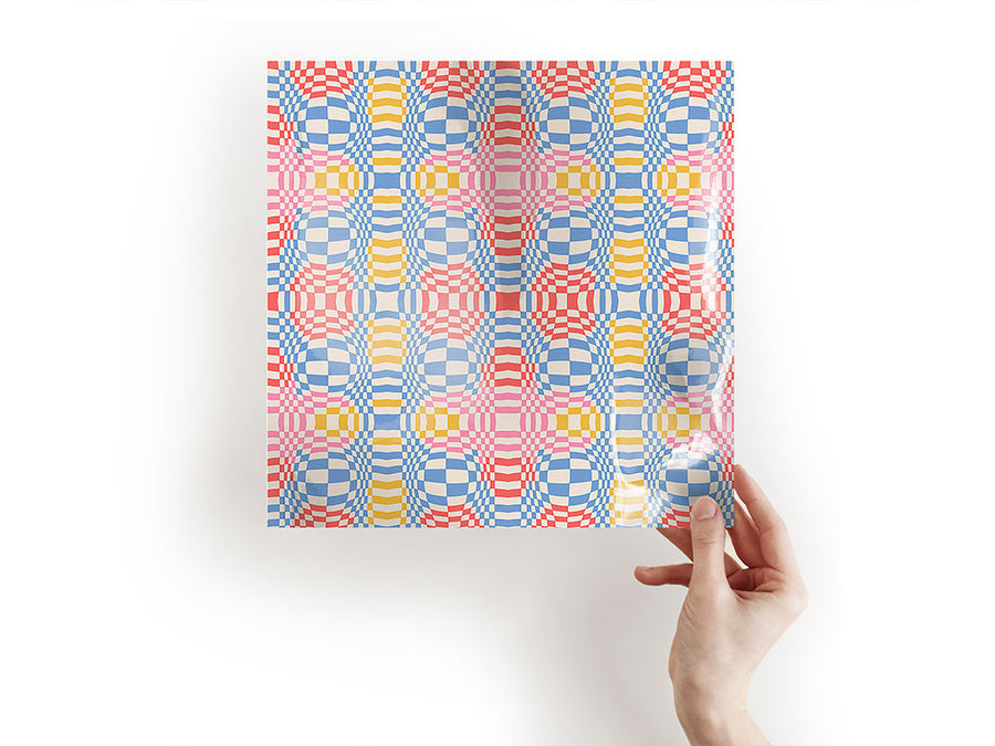 bubbling wall optical illusion Craft Sheets