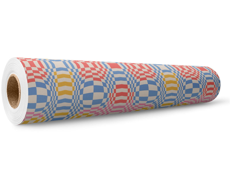 Bubbling Wall Optical Illusion Wrap Film Wholesale Roll~Rwraps Series 914 Digitally Printed Vinyl Roll~5