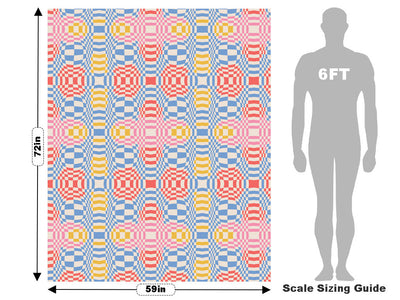 Bubbling Wall Optical Illusion Vehicle Wrap Scale~Rwraps Series 914 Bubbling Wall Optical Illusion Measurements~1