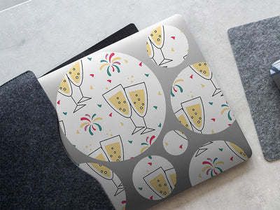 bubbly bits alcohol DIY Laptop Stickers