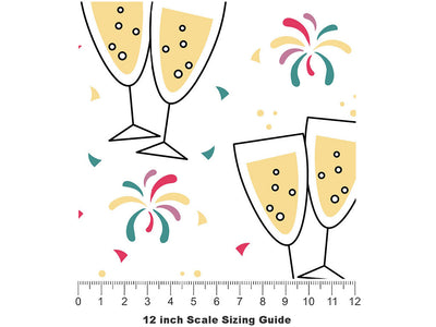 Bubbly Bits Alcohol Vinyl Film Pattern Size 12 inch Scale~Rwraps Bubbly Bits Alcohol Sizing Chart~2