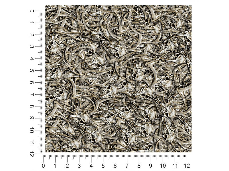 buck skull camouflage 1ft x 1ft Craft Sheets