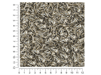buck skull camouflage 1ft x 1ft Craft Sheets