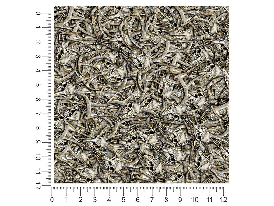 buck skull camouflage 1ft x 1ft Craft Sheets