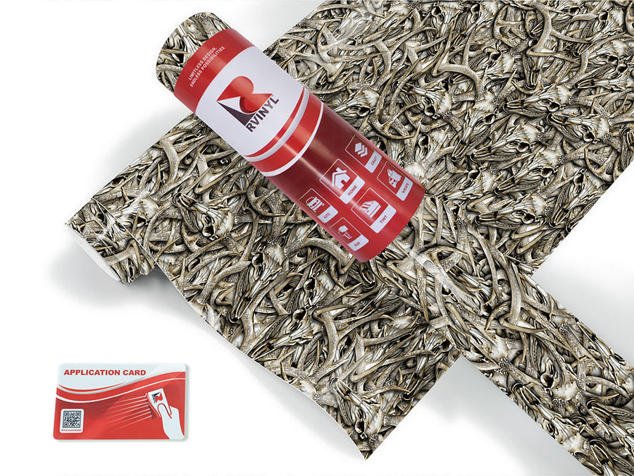 buck skull camouflage Craft Vinyl Roll