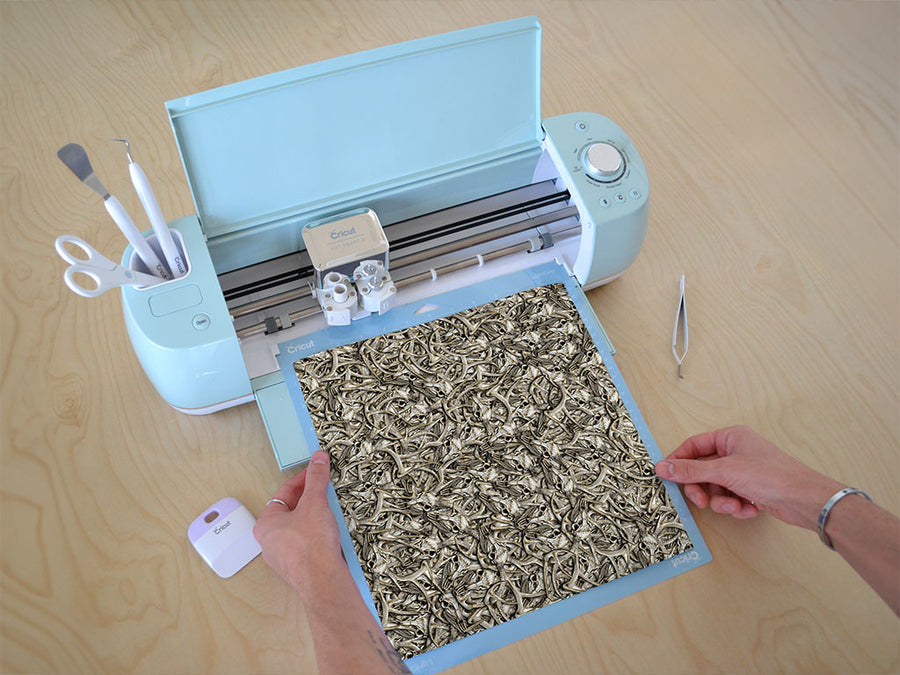buck skull camouflage Cricut Compatible Vinyl