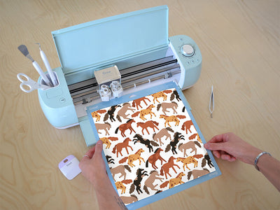 bucking bronco animal Cricut Compatible Vinyl