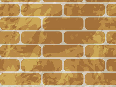 Buff Orange Brick Vinyl Wrap Pattern~Rwraps Series 914 Digitally Printed Vinyl Wrap~0