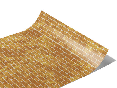 Buff Orange Brick Vinyl Wraps~Rwraps Series 914 Digitally Printed Vinyl Wrap~1