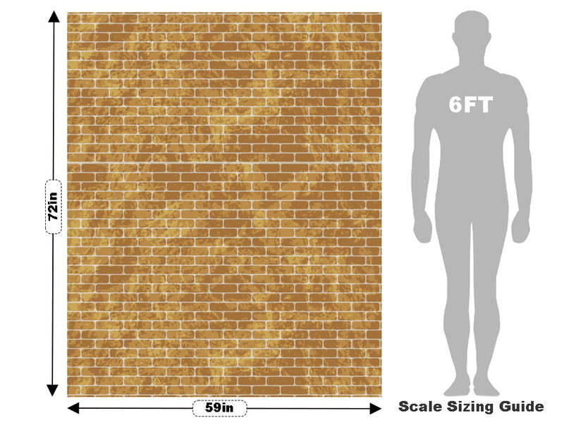Buff Orange Brick Vehicle Wrap Scale~Rwraps Series 914 Buff Orange Brick Measurements~2