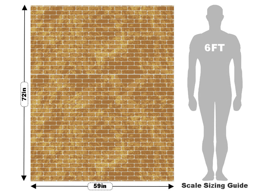 Buff Orange Brick Vehicle Wrap Scale~Rwraps Series 914 Buff Orange Brick Measurements~2