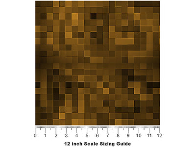 Buff Out Pixel Vinyl Film Pattern Size 12 inch Scale~Rwraps Buff Out Pixel Sizing Chart~2