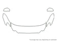 allure 3M Clear Bra Hood Precut PPF Diagram