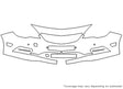 cascada 3M Clear Bra Bumper Precut PPF Diagram